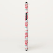 Coques Case-Mate iPhone Motif ethnique rouge d'éléphant (Dos/Droite)