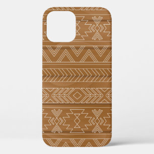 Case-Mate iPhone Case Motif ethnique sur planche en bois. illustrations