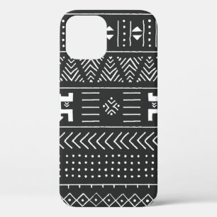 Case-Mate iPhone Case Motif ethnique tribal noir et blanc avec géométrie