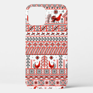 Case-Mate iPhone Case Motif ethnique tribal rouge homogène
