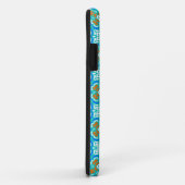 Coques Case-Mate iPhone Motif ethnique turquoise (Dos/Droite)