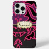 Coques Case-Mate iPhone Motif étoile céleste noir et or (Verso)