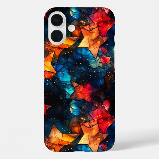 Coques Case-Mate iPhone Motif étoile d'art (Verso)