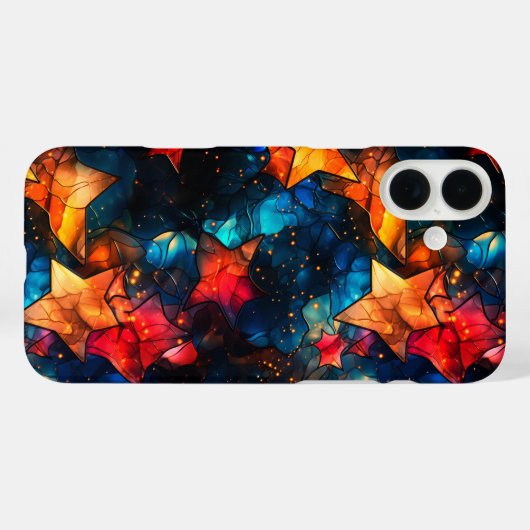 Coques Case-Mate iPhone Motif étoile d'art (Verso (horizontal))