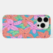 Coques Case-Mate iPhone Motif étoile de mer tropicale (Verso (horizontal))