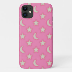 Case-Mate iPhone Case Motif étoiles et lunes roses