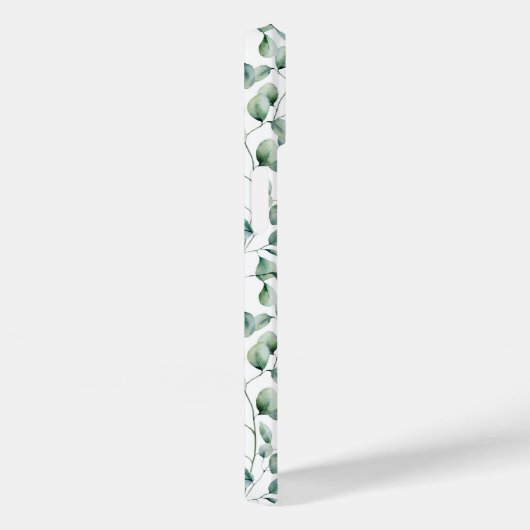 Coques Case-Mate iPhone Motif Eucalyptus aquarelle (Verso / Droite)