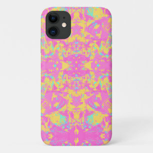 Case-Mate iPhone Case Motif exclusif Abstrait rose jaune