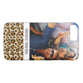 Coques Case-Mate iPhone Motif fait sur commande de peau de guépard de (Dos (Horizontal))