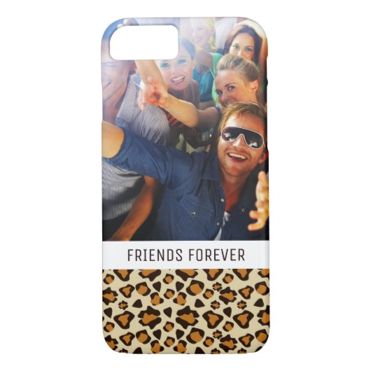 Coques Case-Mate iPhone Motif fait sur commande de peau de guépard de (Dos)