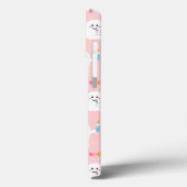 Coques Case-Mate iPhone Motif fantôme d'Halloween rose (Verso / Gauche)