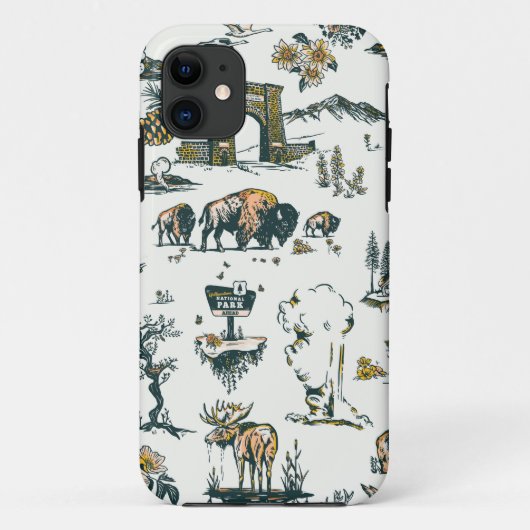 Coques Case-Mate iPhone Motif faunique du parc national Yellowstone (Dos)