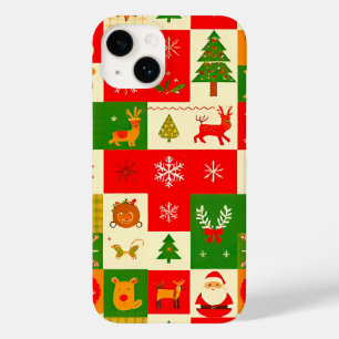 Coque Pour iPhone 14 Motif festif de Noël