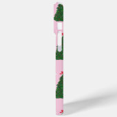 Coques Case-Mate iPhone Motif Festive Pink Christmas Tree (Verso / Gauche)