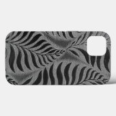 Coques Case-Mate iPhone Motif Feuille argent (Verso (horizontal))
