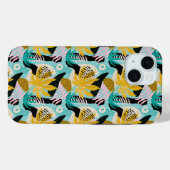 Coques Case-Mate iPhone Motif Feuille de la forêt tropicale tropicale (Verso (horizontal))