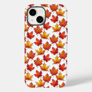 Coque Pour iPhone 14 Motif Feuille de Red Maple. Motif d'automne