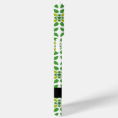 Coques Case-Mate iPhone Motif feuille, Feuilles verts, votre nom (Verso / Droite)