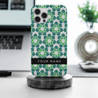 Motif feuille, Feuilles verts, votre nom