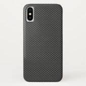 Coques Case-Mate iPhone Motif fin en métal argenté (Dos)