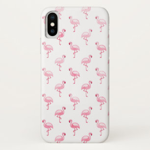 Case-Mate iPhone Case Motif Flamingo rose et blanc