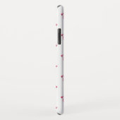 Coques Case-Mate iPhone Motif Flamingo rose et blanc mignon (Dos/Droite)