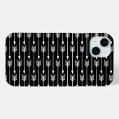 Coques Case-Mate iPhone Motif Flèches noir et blanc (Verso (horizontal))