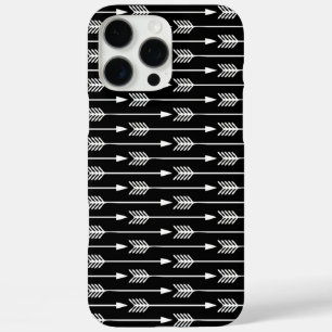 iPhone 16 Pro Max Case Motif Flèches noir et blanc