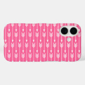 Coques Case-Mate iPhone Motif Flèches roses chaudes (Verso (horizontal))