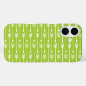 Coques Case-Mate iPhone Motif Flèches vertes de chaux (Verso (horizontal))