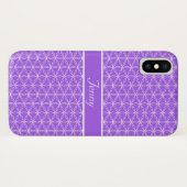 Coques Case-Mate iPhone Motif Fleur Blanche de Vie (Dos (Horizontal))