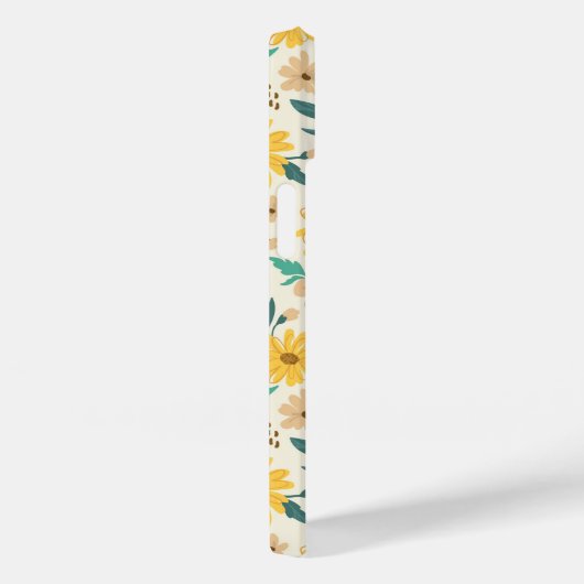 Coques Case-Mate iPhone Motif Fleur de marguerite jaune (Verso / Droite)