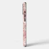 Coques Case-Mate iPhone Motif Fleur de Sakura Rose (Verso / Gauche)