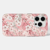 Coques Case-Mate iPhone Motif Fleur de Sakura Rose (Verso (horizontal))