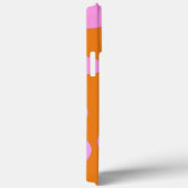 Coques Case-Mate iPhone Motif fleur groovy orange vif Nom      (Verso / Droite)