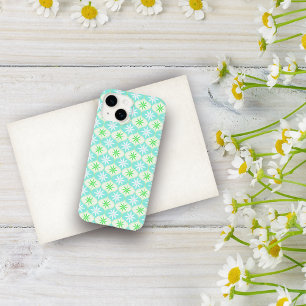 Coque Pour iPhone 14 Motif Fleur & Marguerite à motif rétro en forme de