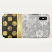Coques Case-Mate iPhone Motif Fleur Motif Points Rond (Dos (Horizontal))
