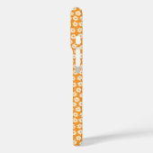 Coques Case-Mate iPhone Motif Fleur Orange Retro (Verso / Gauche)