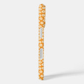 Coques Case-Mate iPhone Motif Fleur Orange Retro (Verso / Droite)