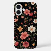 Coques Case-Mate iPhone motif fleur sauvage (Verso)