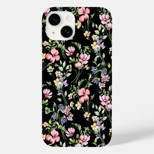 Coques Case-Mate iPhone Motif fleur sauvage (Verso)