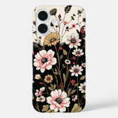 Coques Case-Mate iPhone motif fleur sauvage (Verso)