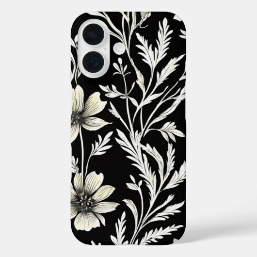 Coques Case-Mate iPhone motif fleur sauvage (Verso)