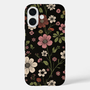 Coques iPhone 16 motif fleur sauvage