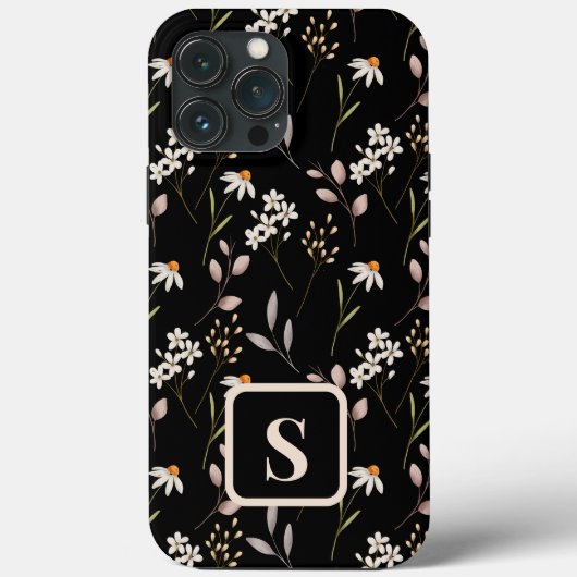 Coques Case-Mate iPhone Motif Fleur sauvage aquarelle (Verso)