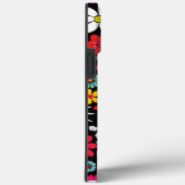 Coques Case-Mate iPhone Motif fleur sauvage rétro (Verso / Droite)