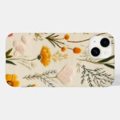 Coques Case-Mate iPhone motif fleur sauvage transparent (Verso (horizontal))