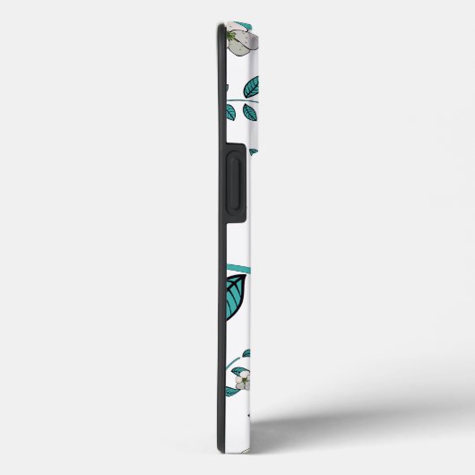 Coques Case-Mate iPhone Motif Fleur transparent (Verso / Droite)