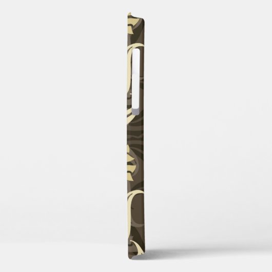 Coques Case-Mate iPhone motif fleuri dans un style moderne (Verso / Gauche)