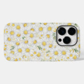 Coques Case-Mate iPhone motif fleurs blanches aquarelle (Verso (horizontal))